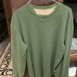 Eddie Bauer Men's Green Sweater